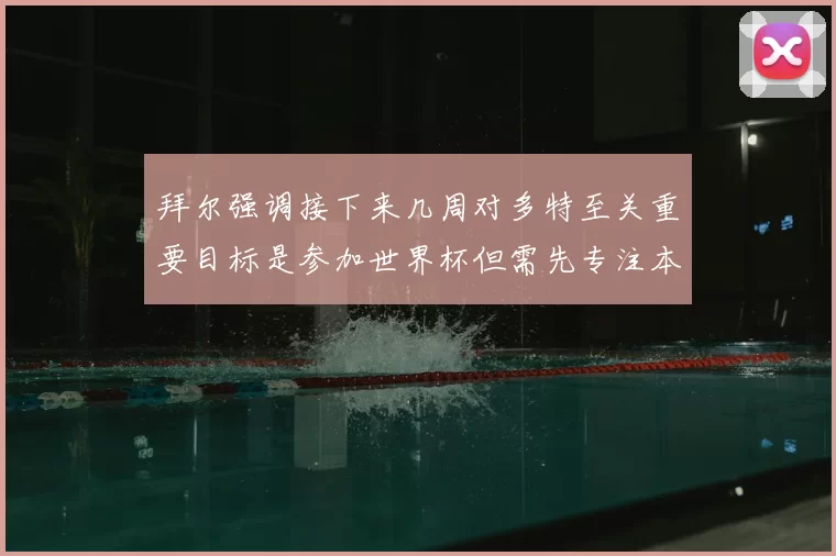 拜尔强调接下来几周对多特至关重要目标是参加世界杯但需先专注本赛季表现