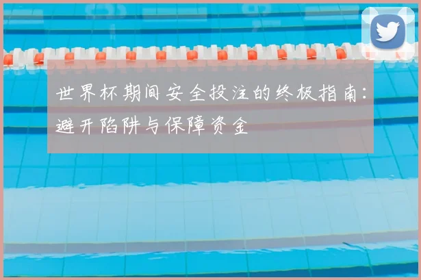 世界杯期间安全投注的终极指南：避开陷阱与保障资金